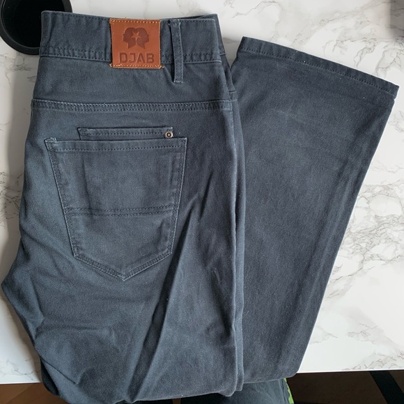 DJAB Navy Slim Fit Chinos - Picture 3 of 5